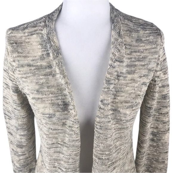 Belldini Metallic Open-Front Cardigan Size M - Picture 2 of 6